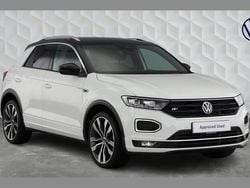 Pure white Used 2021 VW T-Roc R-line SUV | £22,000 (Good price)
