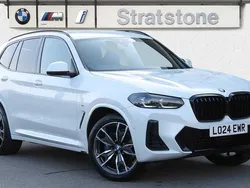 White Used 2024 BMW X3 M Sport SUV | £40,993 (Fair price)