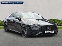 Black Used 2023 Mercedes CLA200 AMG Line Premium Plus Coupe | £29,997 (Fair price)