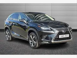 Black Used 2021 Lexus NX300h SUV | £31,461 (Expensive)