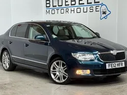 Blue Used 2012 Skoda Superb Elegance Hatchback | £4,995 (Fair price)