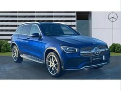 Blue Used 2022 Mercedes GLC300e AMG Line Premium Plus SUV | £32,067 (Good price)