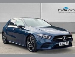 Blue Used 2022 Mercedes A180 Executive Hatchback | £20,900 (Fair price)