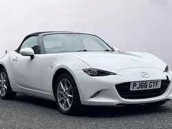 White Used 2016 Mazda MX5 Cabriolet | £10,995 (Fair price)