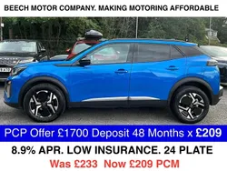 Blue Used 2024 Peugeot 2008 Allure SUV | £15,990 (Fair price)