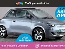 Grey Used 2021 Fiat 500e Passion Cabriolet | £14,197 (A bit pricey)