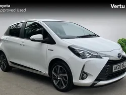 White Used 2020 Toyota Yaris Hybrid Hatchback | £14,093 (Good price)