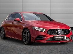 Red Used 2021 Mercedes A35 AMG Executive Hatchback | £23,990 (Fair price)