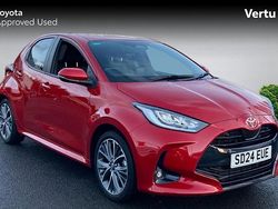 Red Used 2024 Toyota Yaris Hybrid Hatchback | £20,867 (A bit pricey)