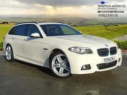 White Used 2014 BMW 520 M Sport Estate | £8,850 (Fair price)