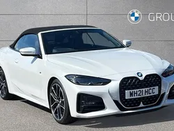 White Used 2021 BMW 420 M Sport Cabriolet | £29,875 (Expensive)