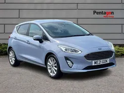 Blue Used 2021 Ford Fiesta Titanium Hatchback | £10,998 (Good price)