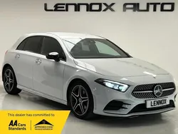 White Used 2022 Mercedes A180 AMG line Hatchback | £19,990 (Fair price)