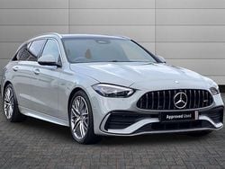 Alpine grey Used 2025 Mercedes C43 AMG Premium Estate | £49,450 (Fair price)