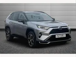 Silver Used 2021 Toyota RAV4 Hybrid SUV | £26,195 (A bit pricey)