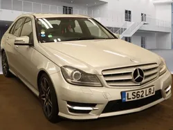 Silver Used 2012 Mercedes C180 AMG Sedan | £4,495 (Good price)