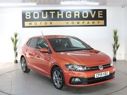 Orange Used 2019 VW Polo R-line Hatchback | £10,989 (A bit pricey)