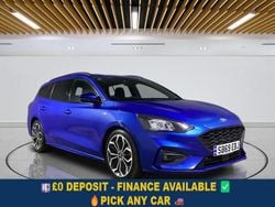 Blue Used 2019 Ford Focus ST-Line X Estate | £10,799 (Fair price)