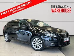 Black Used 2021 Peugeot 308 Allure Premium Estate | £14,499 (Fair price)