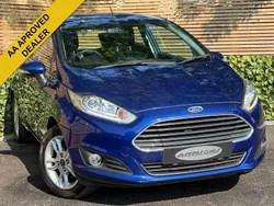 Blue Used 2015 Ford Fiesta Zetec Hatchback | £6,485 (Fair price)