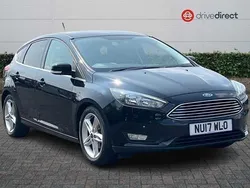 Black Used 2017 Ford Focus Zetec Hatchback | £5,849 (Fair price)