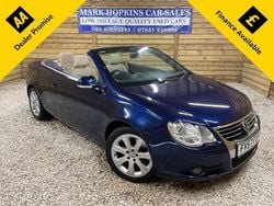 Blue Used 2007 VW Eos Sport Cabriolet | £6,995 (Expensive)
