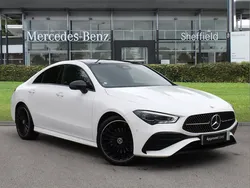 White Used 2024 Mercedes CLA200 AMG Line Premium Plus Coupe | £34,725 (Expensive)