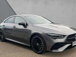 Mountain grey metallic Used 2024 Mercedes CLA220 AMG Line Premium Plus Sedan | £32,980 (Fair price)