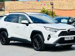 White Used 2020 Toyota RAV4 Hybrid Design SUV | £17,240 (A bit pricey)