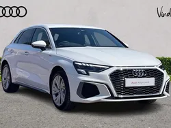 White Used 2023 Audi A3 e-tron S-Line Hatchback | £21,300 (Good price)