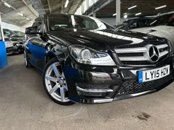 Black Used 2015 Mercedes C180 Sport Edition Coupe | £11,495 (Fair price)