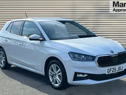 Moon white metallic Used 2025 Skoda Fabia SE L Hatchback | £21,250 (Fair price)