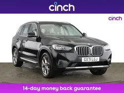 Black Used 2021 BMW X3 xLine SUV | £26,349 (Fair price)