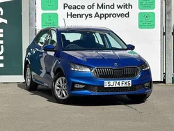 Race blue metallic Used 2024 Skoda Fabia Comfort Hatchback | £15,295 (Fair price)