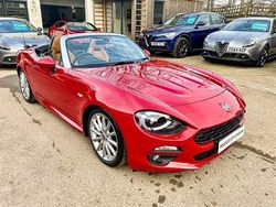 Red Used 2016 Fiat 124 Spider Lusso Plus Cabriolet | £15,995 (Fair price)