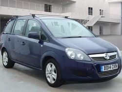 Blue Used 2014 Vauxhall Zafira MPV | £3,395 (Fair price)