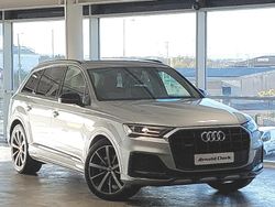 Silver Used 2022 Audi Q7 Black Edition SUV | £40,498 (Fair price)