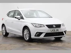 White Used 2021 Seat Ibiza SE Technology Hatchback | £12,995 (Fair price)