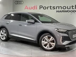 Grey Used 2023 Audi Q4 e-tron S-Line SUV | £37,990 (A bit pricey)