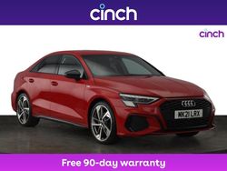 Red Used 2021 Audi A3 Comfort Sedan | £20,499 (Fair price)