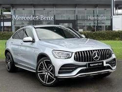 Silver Used 2023 Mercedes GLC43 AMG Premium Plus Coupe | £50,500 (Fair price)