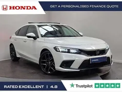 White Used 2023 Honda Civic Advance Hatchback | £27,465 (Fair price)