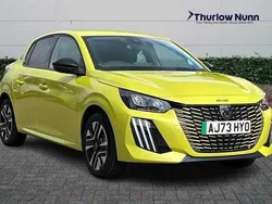 Yellow Used 2023 Peugeot e-208 Style Hatchback | £18,600