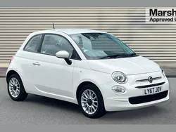 White Used 2018 Fiat 500 Pop Star Hatchback | £5,378 (Fair price)