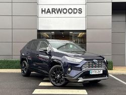 Blue/black Used 2021 Toyota RAV4 Estate | £27,750 (Fair price)
