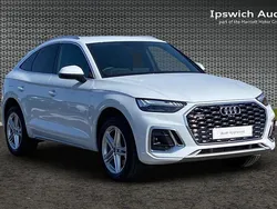 White Used 2024 Audi Q5 Sportback S-Line SUV | £37,269 (Fair price)