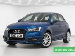 Blue Used 2017 Audi A1 Sportback S-Line Hatchback | £9,745 (Fair price)