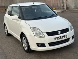 White Used 2008 Suzuki Swift GLX Hatchback | £1,595 (Fair price)