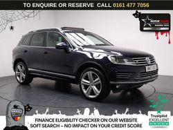 Blue Used 2017 VW Touareg R-line Plus SUV | £18,480 (Good price)