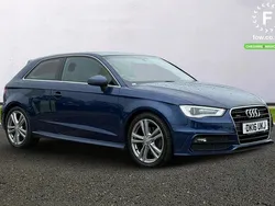 Blue Used 2016 Audi A3 S-Line Hatchback | £13,499 (Fair price)